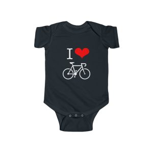 I Love Bicycles Cotton Onesie