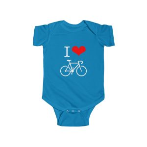 I Love Bicycles Cotton Onesie