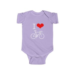 I Love Bicycles Cotton Onesie