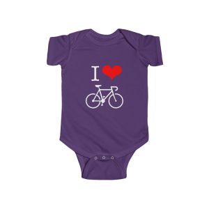 I Love Bicycles Cotton Onesie