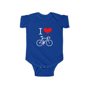 I Love Bicycles Cotton Onesie