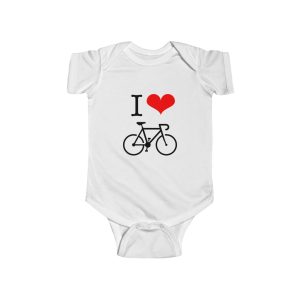 I Love Bicycles Cotton Onesie