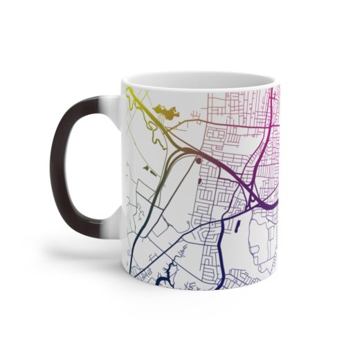 Staten Island Map Color Changing Magic Mug