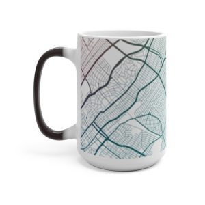 Staten Island Map Color Changing Magic Mug