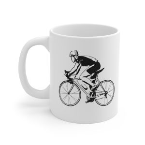 Road Cycling Sketches Ceramic Mug