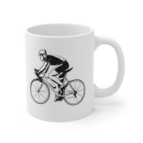 Road Cycling Sketches Ceramic Mug