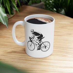 Road Cycling Sketches Ceramic Mug