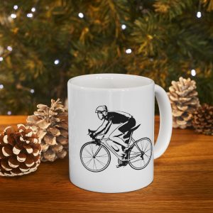 Road Cycling Sketches Ceramic Mug