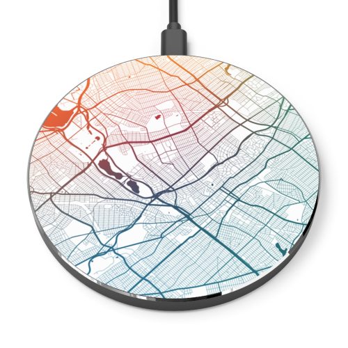 Queens Gradient Map Wireless Charger