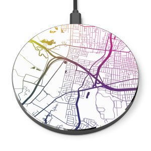 Staten Island Gradient Map Wireless Charger