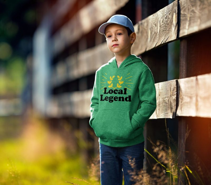 local legend boys hoodie strata cycling passion humor